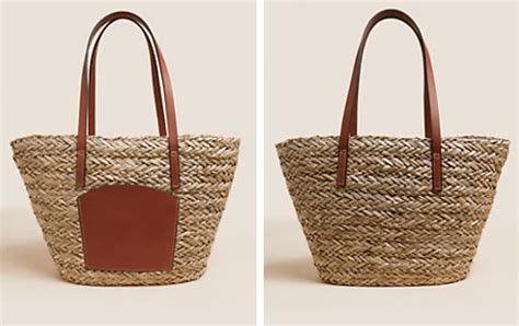 marks and spencer basket bag